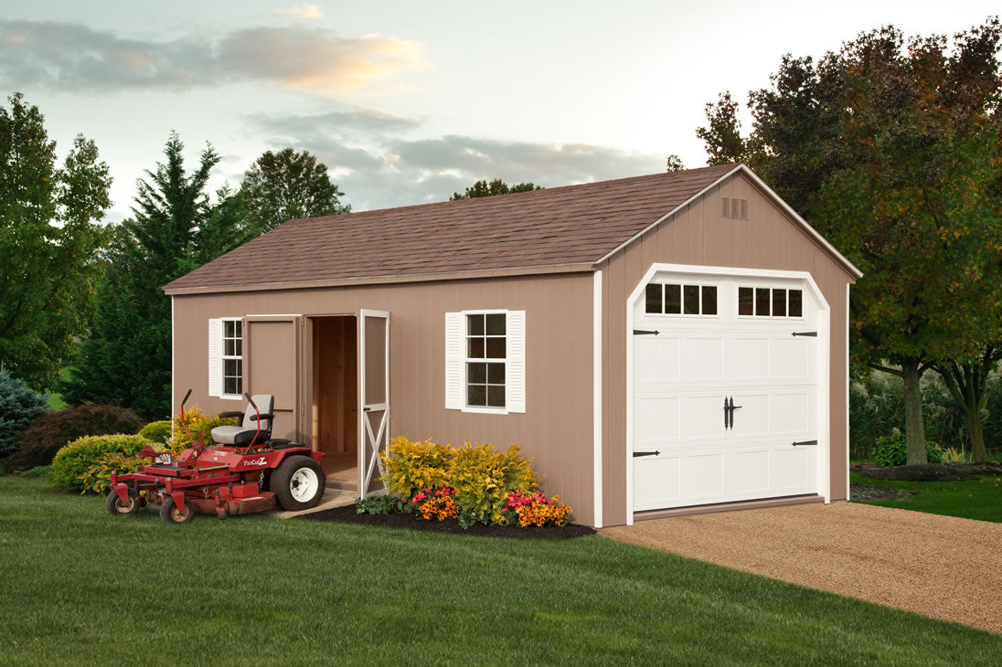 Garages > A-frame Style – Riehl Quality Storage Barns