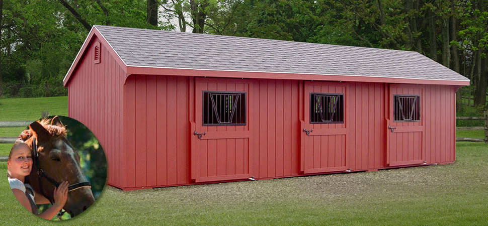 Animal Structures > Horse Barn Style