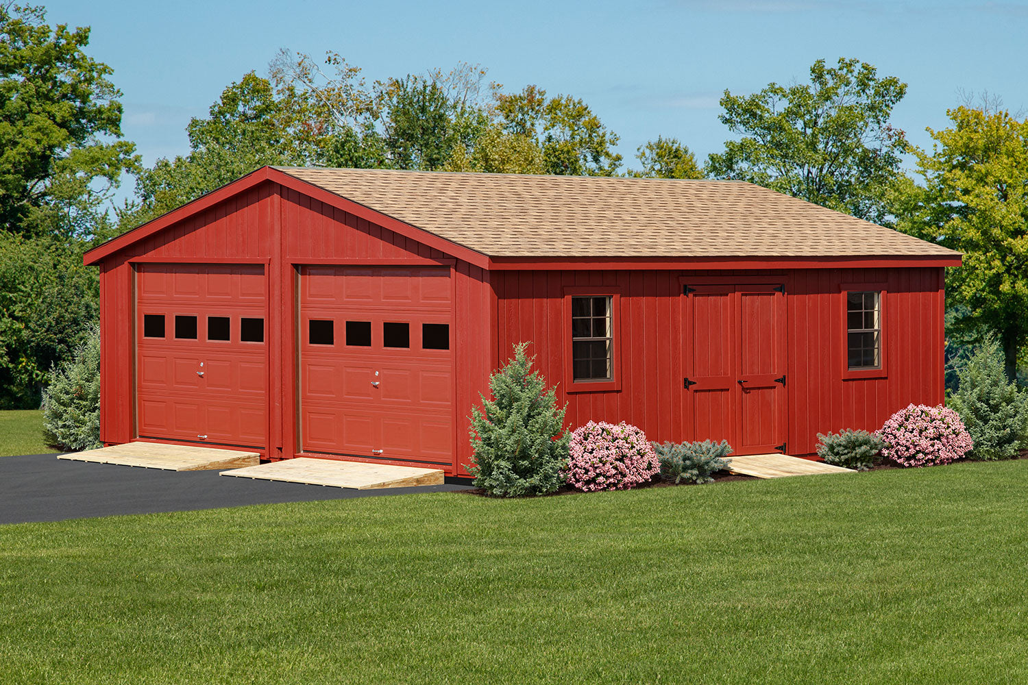 Garages for sale Two 9x7 Garage Doors