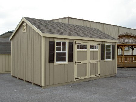 12x18 Victorian A-Frame Shed, 7' Walls