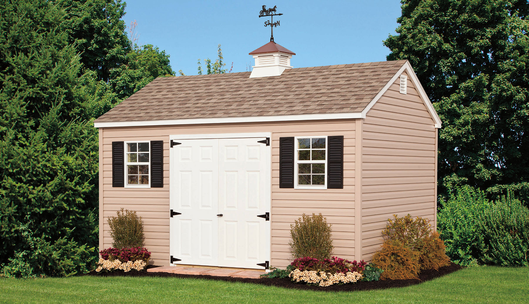 Standard Shed Collection > A-Frame Style – Riehl Quality Storage Barns