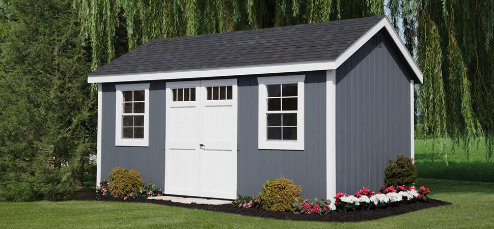 Colonial Shed Collection > A-Frame Style – Riehl Quality Storage Barns