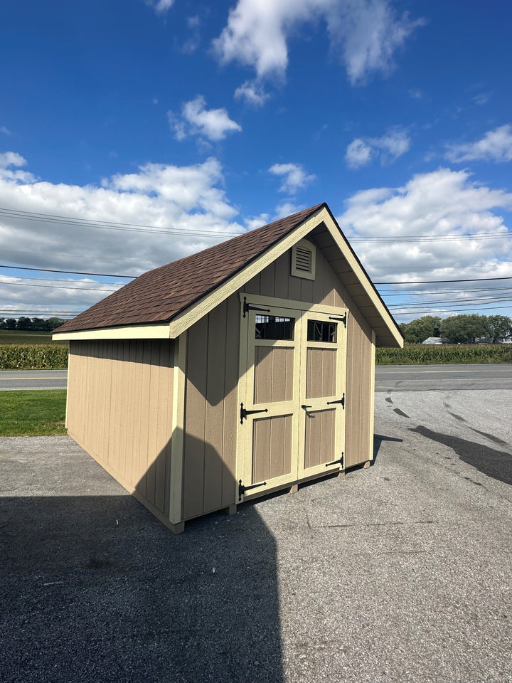 10x14 Victorian Aframe Shed with Dormer 106576