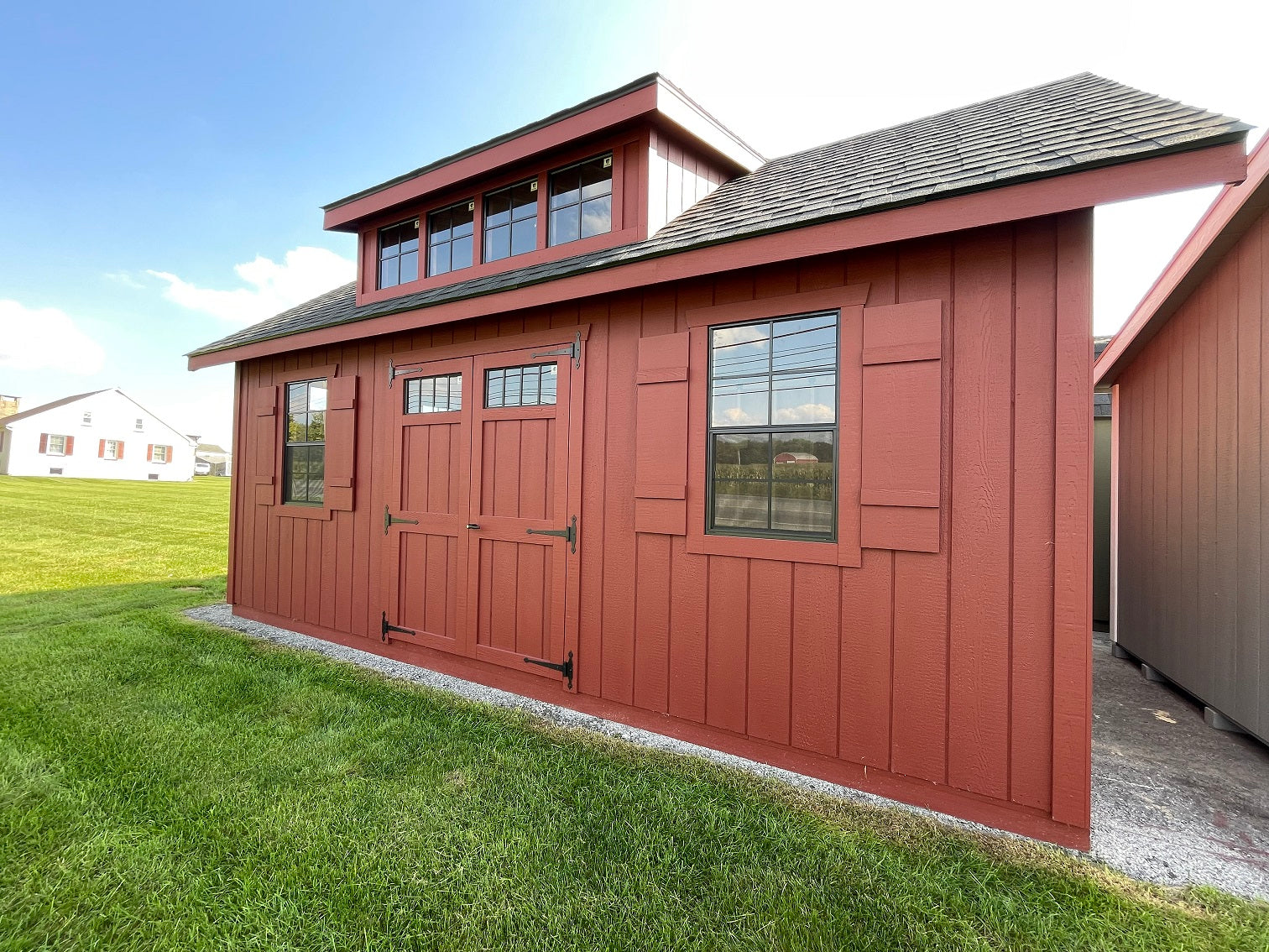 12x20 Ponderosa Aframe HInge Roof Garage Shed 107750 - SOLD