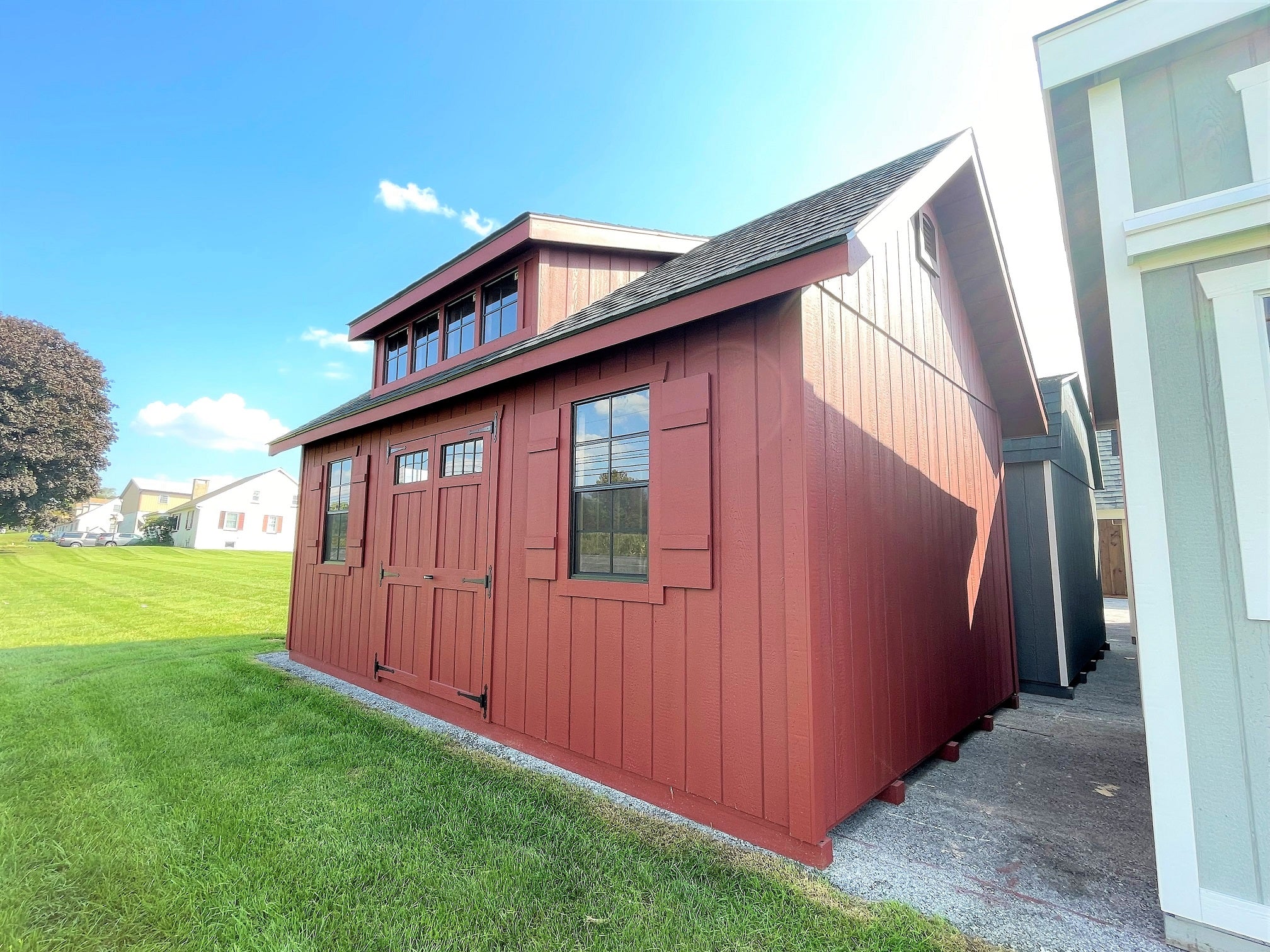 12x20 Ponderosa Aframe HInge Roof Garage Shed 107750 - SOLD