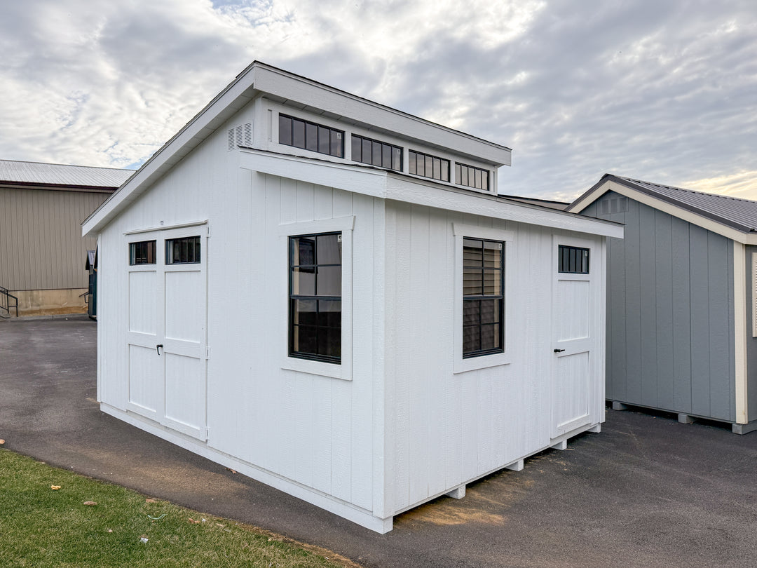 12x16 Colonial Split-Roof Studio - 113749