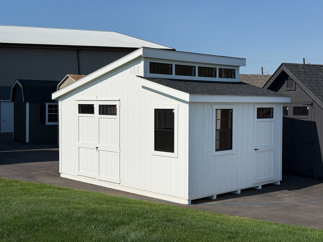 12x16 Colonial Split-Roof Studio - 113749