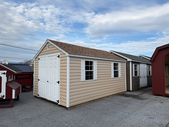 10x16 Aframe 6ft-6in Walls - Vinyl Siding 113971
