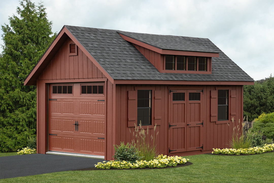 12x20 Victorian Hinged Roof Shed