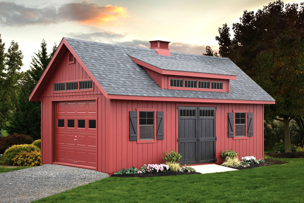 BARNSTORMER　カレッジフラノ　　 サイズXL 14x24 Victorian Ponderosa A-Frame Shed – Riehl Quality Storage Barns