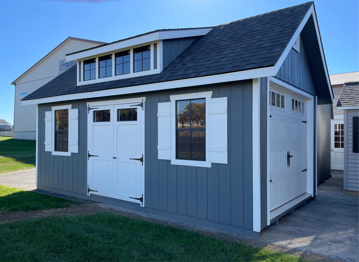 12x20 Ponderosa Aframe Hinged Roof Garage Shed 109508