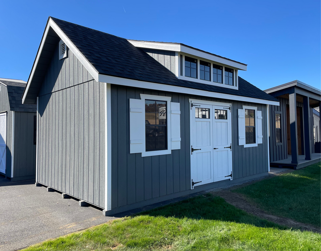 12x20 Ponderosa Aframe Hinged Roof Garage Shed 109508