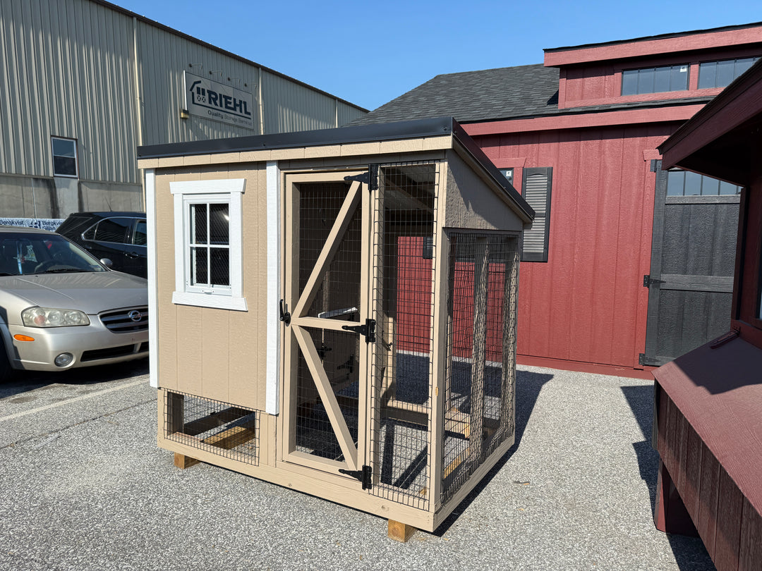 4x6 Leanto Combination Chicken Coop