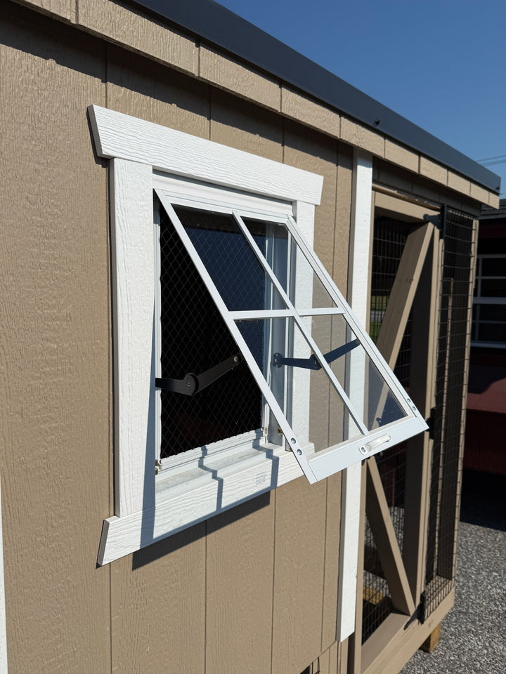 4x6 Leanto Combination Chicken Coop
